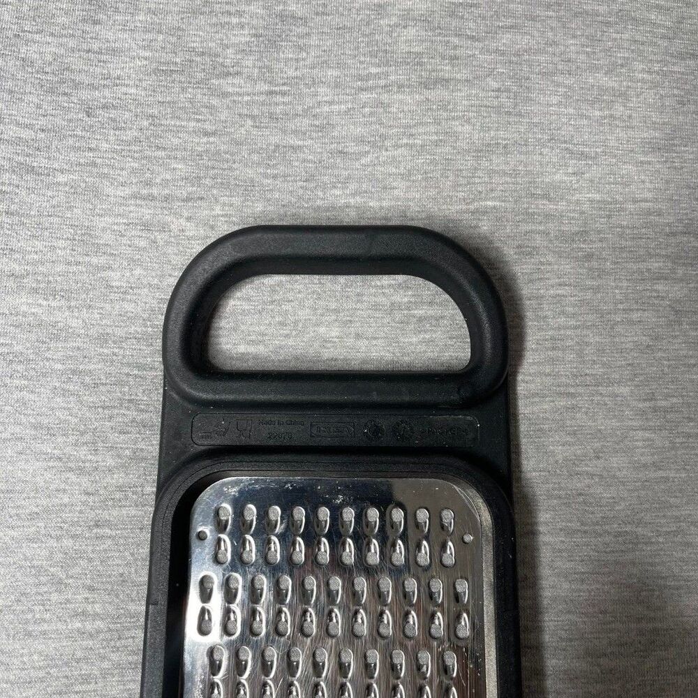 IKEA 365+ Black & Stainless Steel Handheld Flat Cheese Grater - Picture 6 of 6